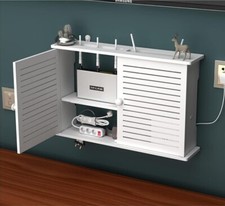 Wifi Router Aufbewahrungsbox Regal Wandhalterung Kabel Organizer Wandbehang Tool