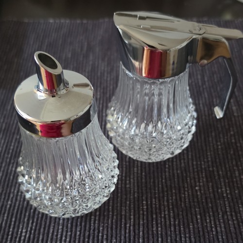 Milch zucker set glas metall - zucker,