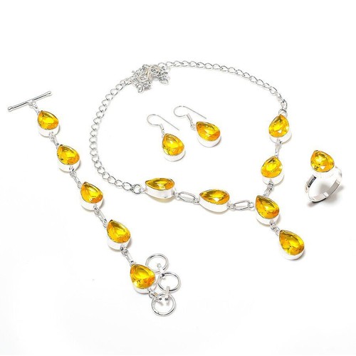 Citrin edelstein 925 silber - citrin,