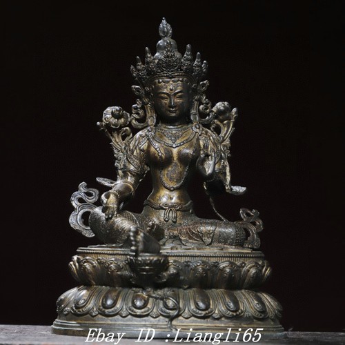 Tibetan bronze gilt - 8.6"tibetan,