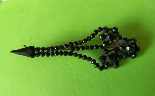 Antik trauerschmuck brosche - antik, ,