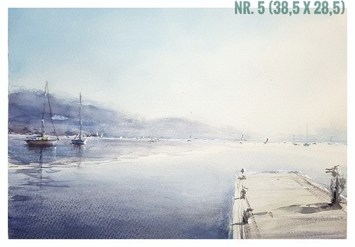 Original aquarell gemälde - original,