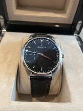 Zenith Captain Ultra Thin Schwarzes Ziffernblatt wie neu!!!