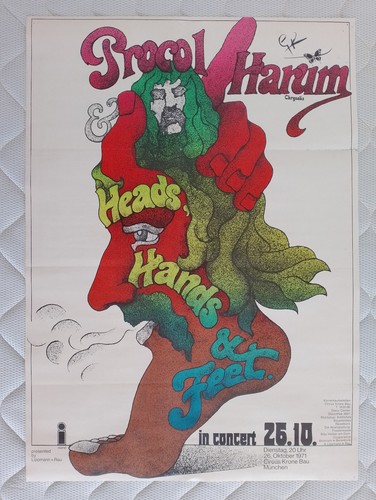 Procol harum konzertplakat - harum,