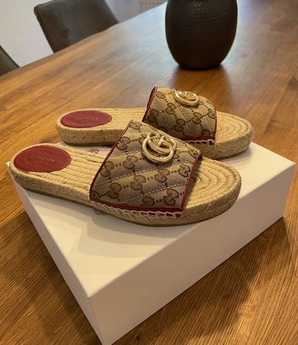 Gucci monogramm espadrille - gg,