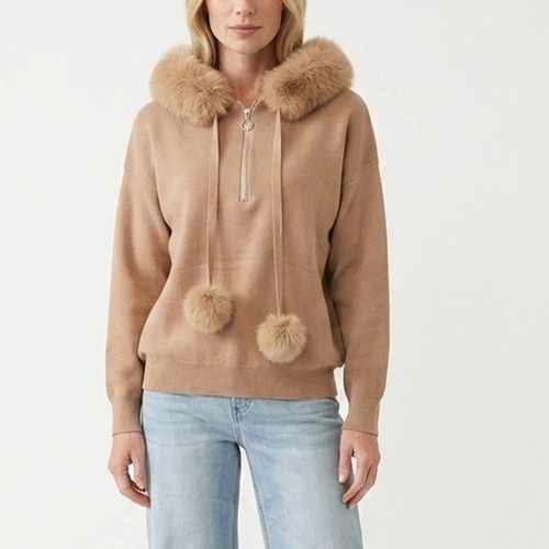 Strick hoodie pullover - strick,