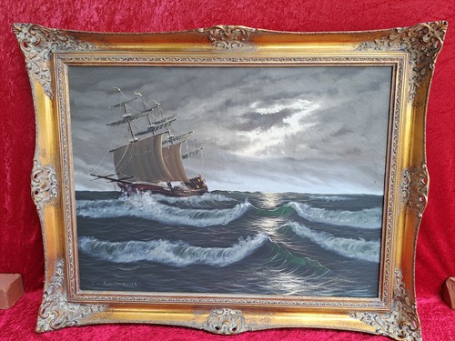 Gemälde segelschiff in - ,,