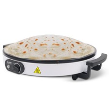 Crepes Maker Fladenbäcker elektrisch 45 cm Pfannkuchen Antihaft 2000W Plancha