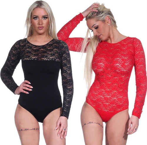Damen sexy body spitze - spitze, tüll