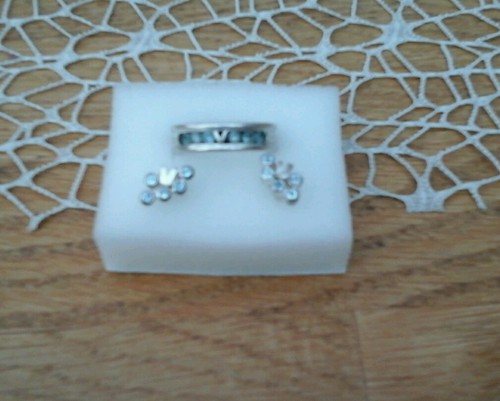 Set ring und ohrstecker - ring,