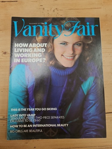 Vanity fair magazine november - vanity,