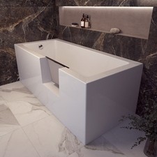 Badewanne mit Tür 160x70, 170x75 und 180x80 cm UPPSALA