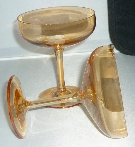 Vintage irisierende pfirsich - 2,