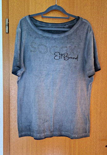 Soccx damen shirt grau gr - soccx,