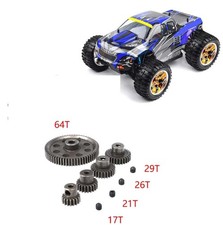 5PCS Metall Zahnräder 17-64T für HSP 94107 94170 94123 94103 94111 1/10 RC Car