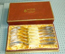 WMF 90er Silberauflage Wien 6x Kuchengabel in Box - toll