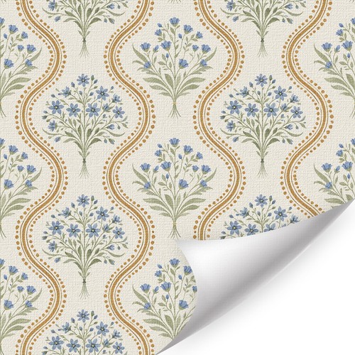Vintage blumen tapete - vintage,
