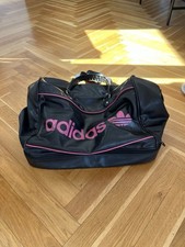 Vintage Adidas Sporttasche Leder Duffle Bag Tasche 80er 80s Made In Yugoslavia