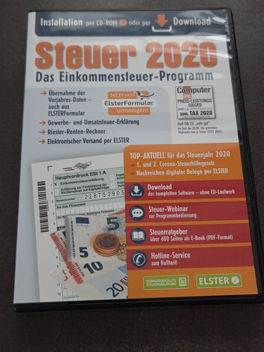 Steuerprogramm 2020 - , cd