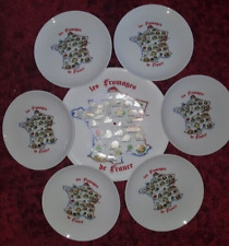 NEU ♥ WINTERLING ♥ les fromages de France Käse ♥ Vintage 1x Platte und 6x Teller