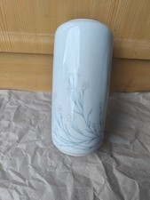Thomas Porzellan Vase mit Blumenmuster Höhe 21cm,Durchmesser 95mm Fuß 80mm