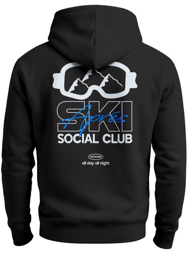Herren hoodie backprint après - hoodie,