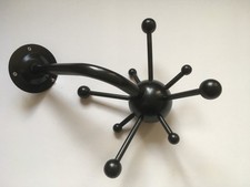 Vintage IKEA 90er Sputnik Wandgarderobe, schwarz, Borsani Stil