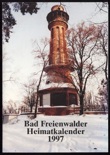 Stadt bad freienwalde - stadt, (hrsg.)