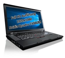 Lenovo ThinkPad W510 i7 720QM 1,6GHz 16GB 500GB 15,6" Win 10 Pro 880M 1920x1080