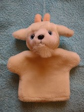 Handpuppe Ziege, aus Stoff