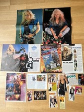 Doro Pech Warlock Poster Berichte Clippings Sammlung Hard Rock