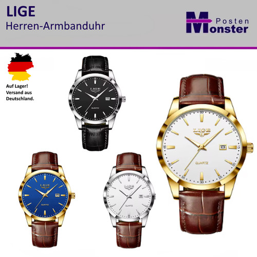 Lige armbanduhr herren - armbanduhr,