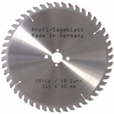 HM Kreis-Säge-blatt 315 x 30 mm UW Z-48 Scheppach Mafell Elektra Avola Atika