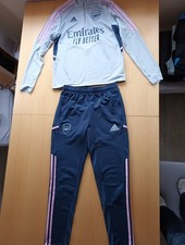 Trainingsanzug  Trainingsjacke/hose adidas Arsenal Jungen gr 164 grau /blau/rosa