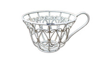 Deko Tasse Übertopf Shabby Pflanztasse Vintage Nostalgie Teetasse Garten