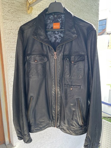 Hugo boss lederjacke herren - boss,