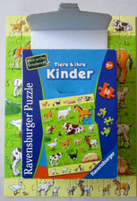 Ravensburger Mein erstes Schulpuzzle Tiere 80 Teile Lernpuzzle Kinder ab 5 Jahre