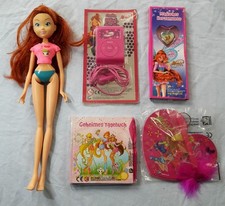 Winx Set Sammlung Konvolut Paket Zeitschriften-Extras Puppe Notizblock ...