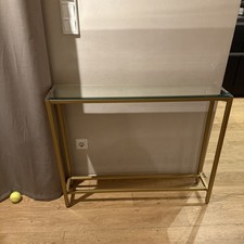 Konsolentisch Gold mit Spiegelplatte Konsole Beistelltisch