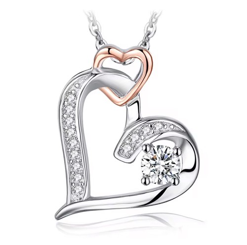 Damen halskette mit herz - damen,