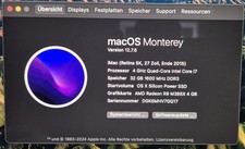 Apple iMac 27 zoll, 5k, intel Core i7 4 GHZ, ende 2015