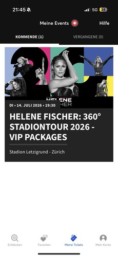 Helene fischer ticket - helene,