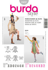 Burda Style Schnittmuster - Indianerin - Elfe - Fasching - Karneval - Nr. 2432