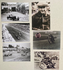 Dorino Serafini  - Formel 1 -  6 original Autogramm   - Größen ab  ca 15 x 10 cm