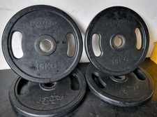 4x15 Kg GYM80 50mm Hantelscheiben Gewichte Gewichtsscheiben Fitness Training