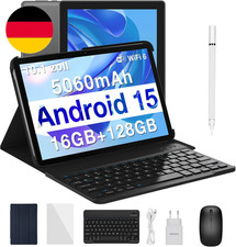 DOOGEE U10 Android 15 Tablet 10 Zoll, 16GB RAM+128GB ROM(2TB TF) Tablet Mit Tast