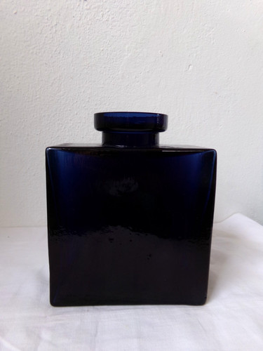 Blaue glasvase vase - blaue,