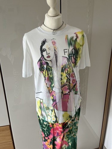 Shirt weiß mit druck - weiß,