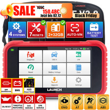 Launch X431 CRP123E V2.0 KFZ OBD2 Diagnosegerät Auto Scanner ENG EPB SAS ABS Öl