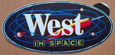Aufkleber "West IN SPACE"